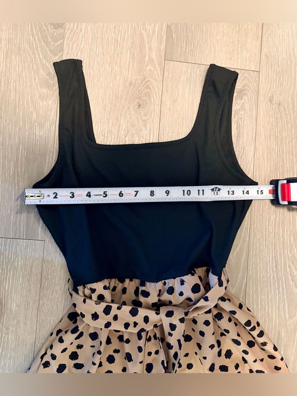 Wide Leg Leopard Jumpsuit - Picture 6 of 10